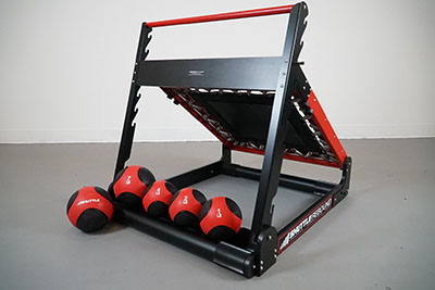 [10-3115] Shuttle Red Rebound Set with 5 Medicine Balls