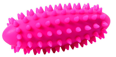 [30-4750PNK] Knobbed Ball Long - 2.75" x 1.6" - Pink