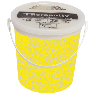 [10-2784] CanDo Sparkle Theraputty Exercise Material - 5 lb - Yellow - X-Soft