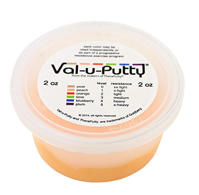 [10-3901] Val-u-Putty Exercise Putty - Peach (lx-soft) - 2 oz