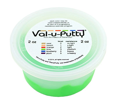 [10-3903] Val-u-Putty Exercise Putty - Lime (medium) - 2 oz
