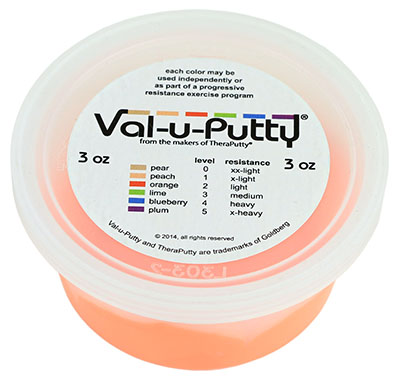 [10-3912] Val-u-Putty Exercise Putty - Orange (soft) - 3 oz