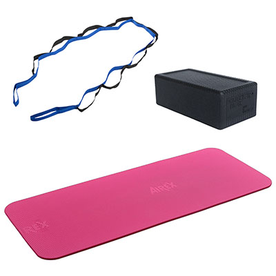 [10-6821] Home Yoga Package, Premium Pink