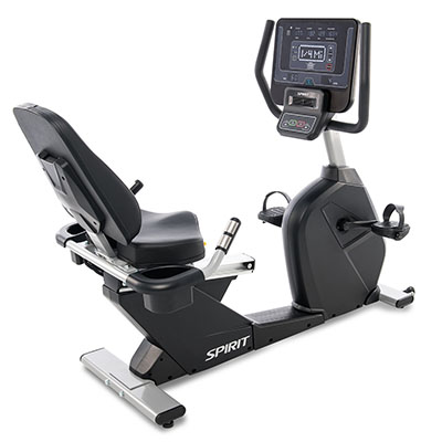 [10-6075] Spirit, CR800 Recumbent Bike, 57" x 30" x 51"