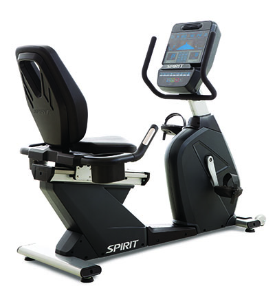 [10-6198] Spirit, CR900 Recumbent Bike, 67" x 29" x 49"
