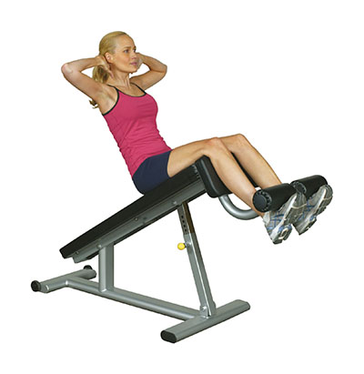 [10-7127] Inflight Fitness, Adjustable Decline AB Bench