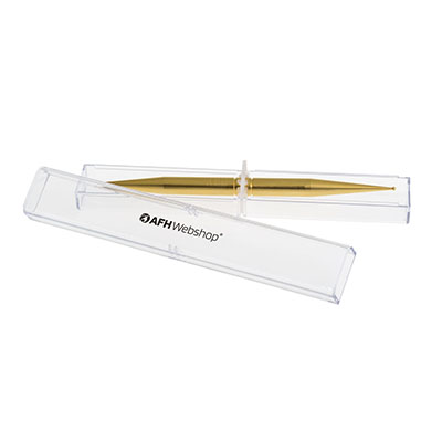 [14-1441] AFH massage stick, gold plated, w/box, fine
