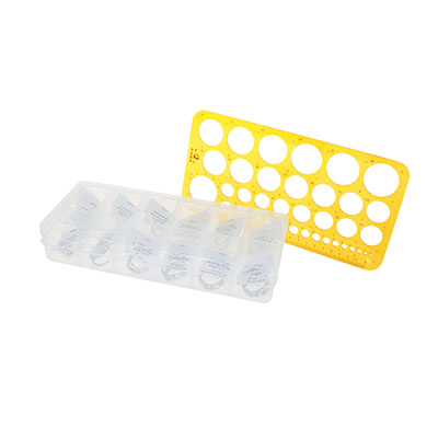 [24-6312] AFH swan neck ring set w/storage box and template