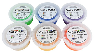 [10-3906] Val-u-Putty Exercise Putty - 6 Piece Set - 2 oz