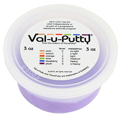 [10-3915] Val-u-Putty Exercise Putty - Plum (x-firm) - 3 oz