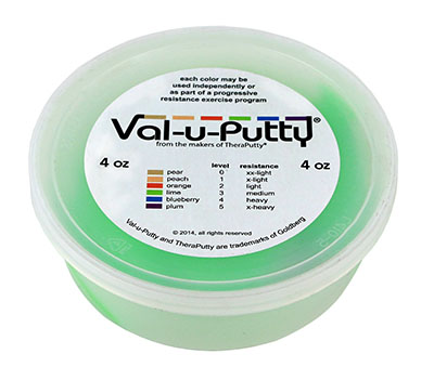 [10-3923] Val-u-Putty Exercise Putty - Lime (medium) - 4 oz