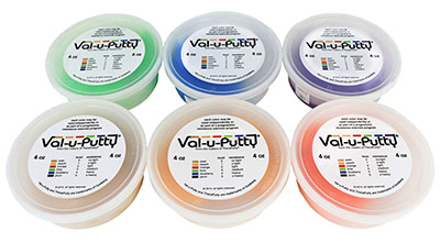 [10-3926] Val-u-Putty Exercise Putty - 6 Piece Set - 4 oz