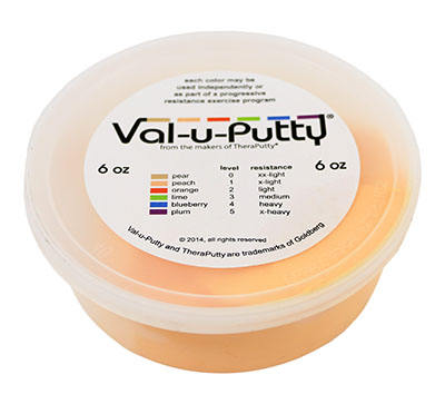 [10-3931] Val-u-Putty Exercise Putty - Peach (lx-soft) - 6 oz