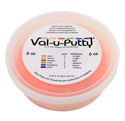 [10-3932] Val-u-Putty Exercise Putty - Orange (soft) - 6 oz