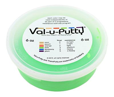 [10-3933] Val-u-Putty Exercise Putty - Lime (medium) - 6 oz