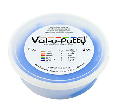 [10-3934] Val-u-Putty Exercise Putty - blueberry (firm) - 6 oz