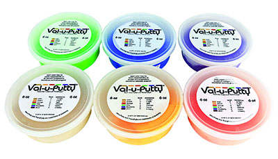 [10-3936] Val-u-Putty Exercise Putty - 6 Piece Set - 6 oz