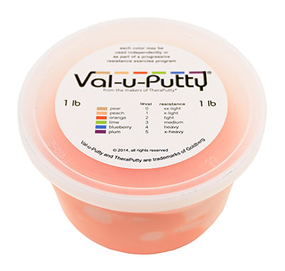 [10-3942] Val-u-Putty Exercise Putty - Orange (soft) - 1 lb