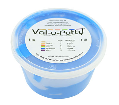 [10-3944] Val-u-Putty Exercise Putty - blueberry (firm) - 1 lb
