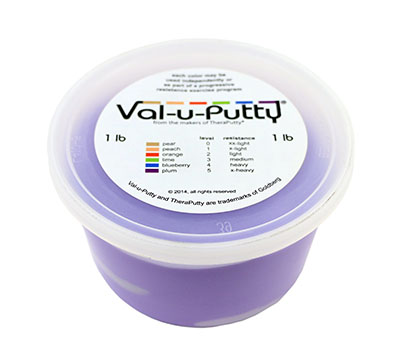 [10-3945] Val-u-Putty Exercise Putty - Plum (x-firm) - 1 lb