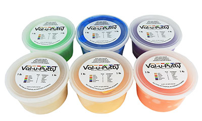 [10-3946] Val-u-Putty Exercise Putty - 6 Piece Set - 1 lb
