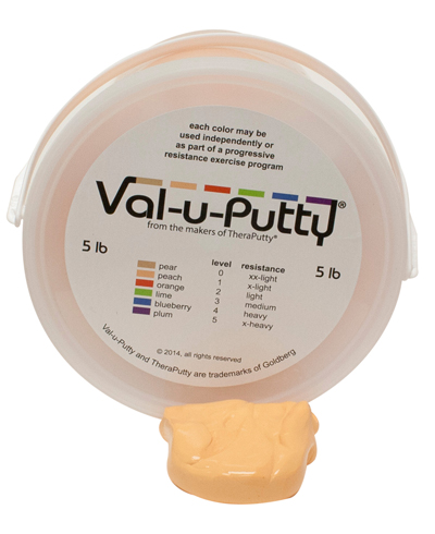 [10-3951] Val-u-Putty Exercise Putty - Peach (x-soft) - 5 lb