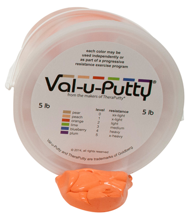 [10-3952] Val-u-Putty Exercise Putty - Orange (soft) - 5 lb