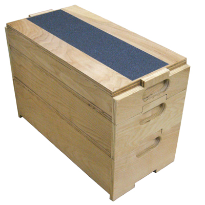 [15-4222] Stackable Stools - Set of 3 - 12" L x 24" W x 18" H - when stacked