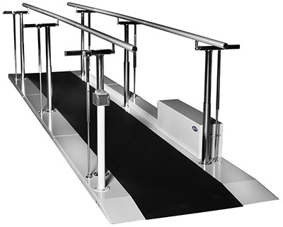 [15-5165] Tri W-G Parallel Bars, Motorized Height and Width Adjustable, 10'