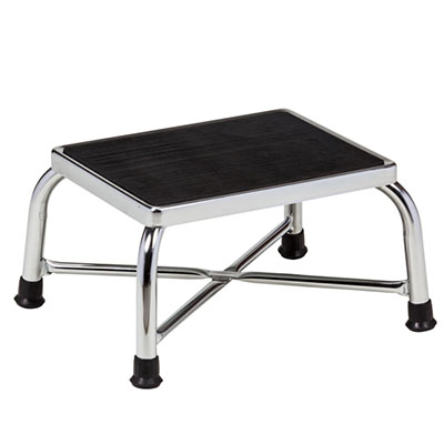 [T-6142] Clinton, Chrome Bariatric Step Stool