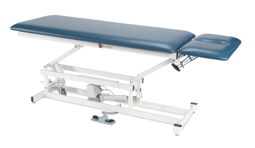 [15-1502] treatment table - electric hi-low, 76" L x 27" W x 18" - 37" H, 2-section