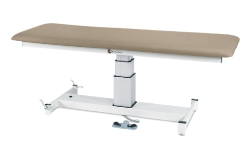 [15-1536] treatment table - electric pedestal hi-low, 76" L x 27" W x 24" - 36" H, 1-section
