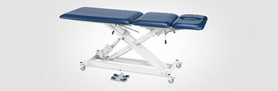 [15-1549] Armedica Treatment Table - Motorized SX Hi-Lo, 3 Section, Power flexing center
