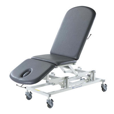 [15-1680] treatment table - electric hi-low, sterling table, 78" L x 28"W x 18" - 39" H, 3-section, castors