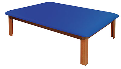 [15-2006DB] Mat Platform Table 4 1/2 x 6 ft. Dark Blue