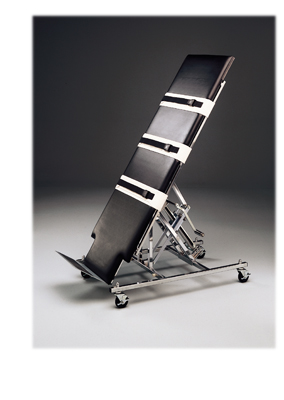 [15-3041] Tilt Table, professional manual, upholstered, 28" x 78" x 32"