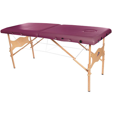[15-3731BUR] Economy massage table, 28&quot; x 73&quot;, burgundy