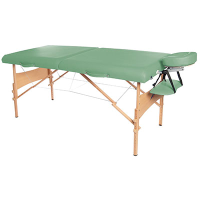 [15-3732G] Deluxe massage table, 30" x 73", green