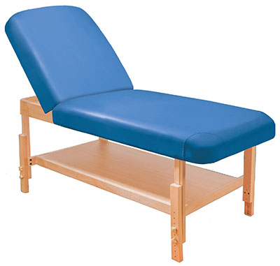 [15-3741B] Deluxe Table with Lift-Back Blue