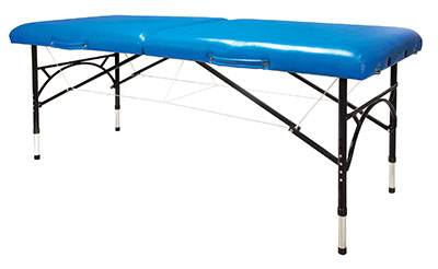 [15-3742B] Aluminum Massage Table Blue