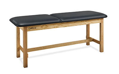 [15-4246] CanDo Treatment Table w/ Adjustable Back, 400 LB Capacity, 72"L x 30"W x 31"H
