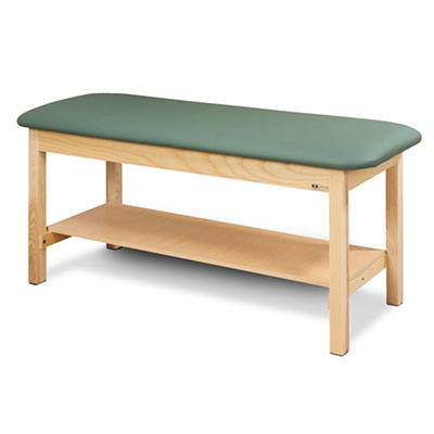 [1020-27] Clinton, Classic Treatment Table, 1-Section, 1 Shelf, 72" x 27" x 31"