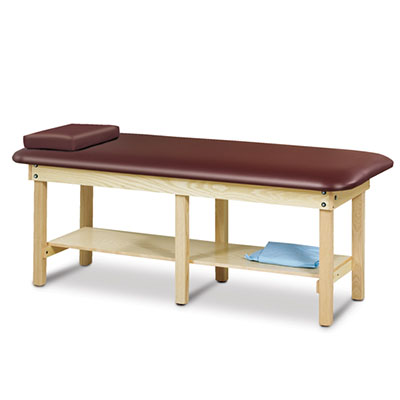 [6190] Clinton, Classic Bariatric Treatment Table, 1-Section, Shelf, 78" x 30" x 31"