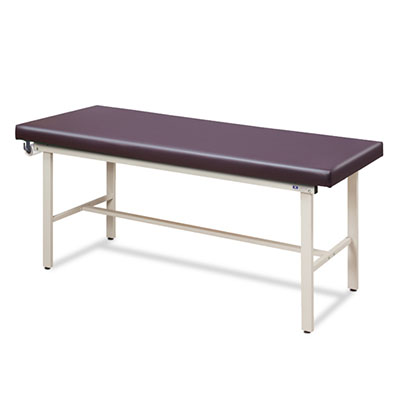 [3010-27] Clinton, Alpha-S Treatment Table, 1-Section, H-brace, 72" x 27" x 31"