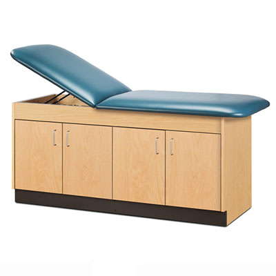 [9074-27] Clinton, Cabinet Style Treatment Table, 4 Doors, 27"W