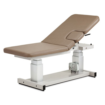 [80072-X] Clinton, Imaging Table, 2-Section, Motorized Hi-Lo, Fowler Back, Drop Window, 72" x 34"