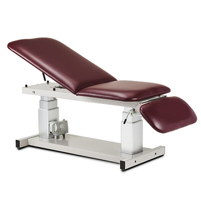 [80063] Clinton, General Ultrasound Table, 3-Section, Motorized Hi-Lo, 76" x 34"