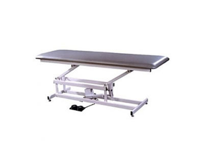[15-5125] Tri W-G Treatment Table, Motorized Hi-Lo 1 section, 27" x 76", 400 lb capacity, w/ casters