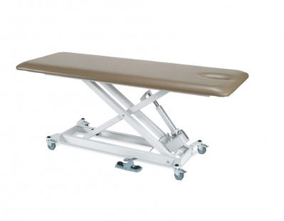 [15-5145] Tri W-G Treatment Table, Motorized Hi-Lo SX 1 section, 27" x 76", w/ casters