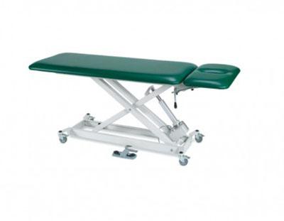[15-5146] Tri W-G Treatment Table, Motorized Hi-Lo SX 2 section, 27" x 76", w/ casters
